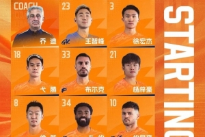 云南玉昆vs成都蓉城 今日首發(fā)陣容