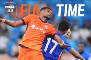 FULLTIME 全場比賽結束，青島海牛0-1不敵上海申花
